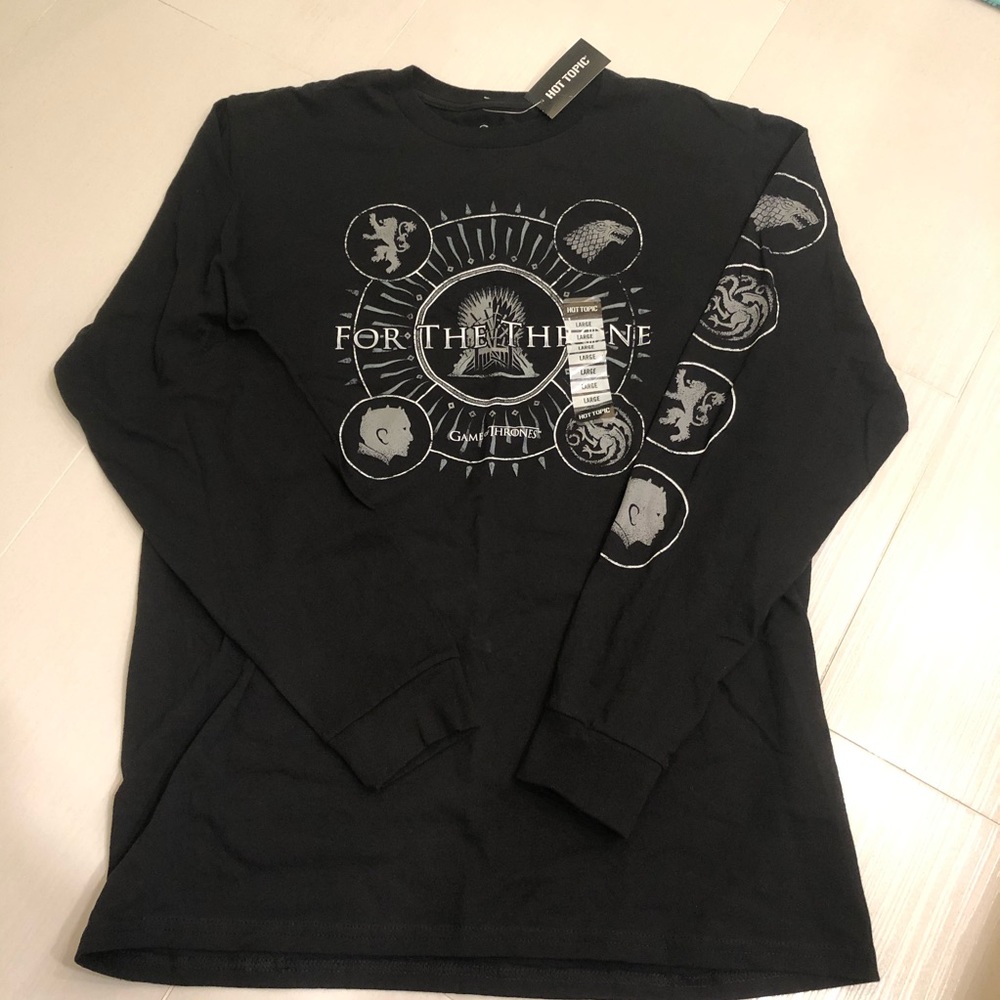 Game Of Thrones For The Throne Long-Sleeve T-Shirt